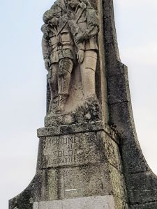 Monumento al soldado. La Alameda. Pontevedra.