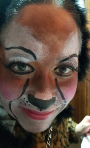 Maquillaje de Carnaval. Leopardo