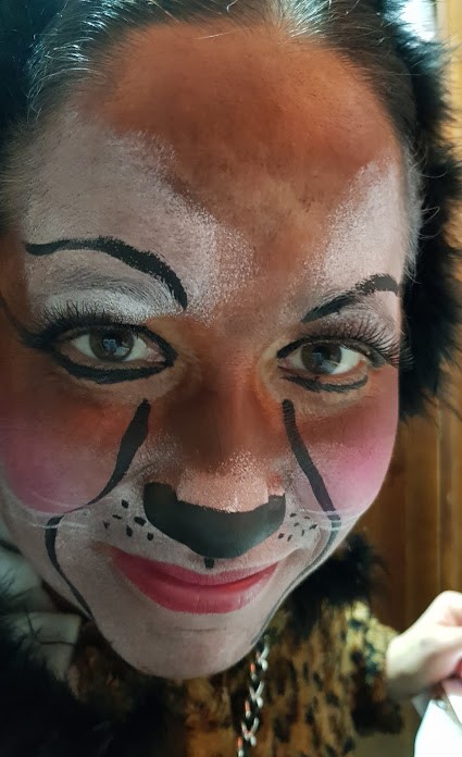 Maquillaje de Carnaval. Leopardo